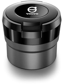 XWSBUDE Coche Cenicero, para Volvo XC40 2019-2024 Cenicero Desmontable Automóvil Multifuncional antiolor portátil con Tapa cenicero Fácil de Limpiar,S