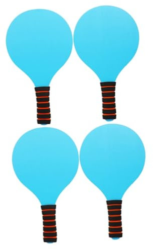 BESPORTBLE 2 Paar Holz Badminton Schläger Holz Blau Strand Schläger Federball Schläger Schläger Für Badminton