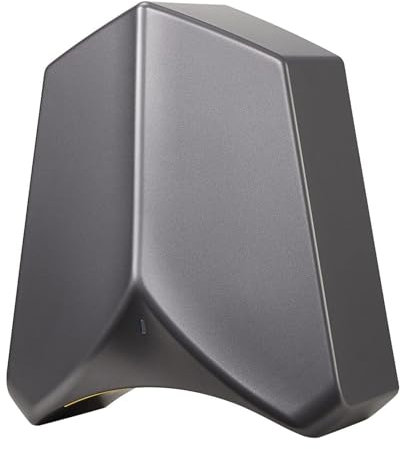 Asciugamani automatico Asciugamani elettrico ad alta velocità da 1100 W con aria calda e fredda Asciugamani elettrico per bagno, 331x284x186 mm,Black