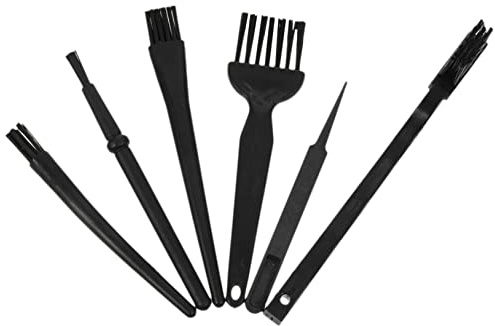 LAPYAPPE Set de Nettoyage Antistatique Portable Noir Brosse en Nylon et Abs pour Clavier, pour Dépoussiérer et Nettoyer les Coins Difficiles, pour Différentes Occasions