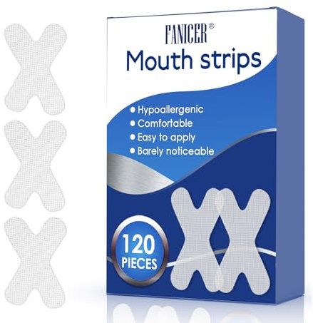 120 Pezzi Cerotti X Antirussamento, Trasparenti Cerotti Nasali per Dormire, Aiuta a Ridurre Russare, Migliora Respirazione e Qualità del Sonno