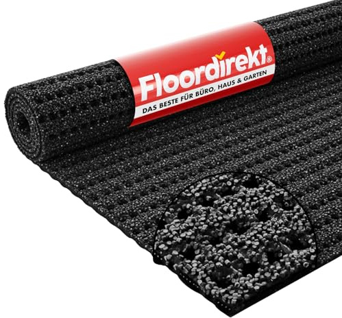 Floordirekt Tapis de sécurité contre le lissage - Tapis d'extérieur avec revêtement en granulés antidérapant - Tapis antidérapant pour l'extérieur - 120 cm de large et plusieurs couleurs et longueurs