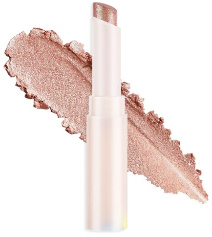 BUTBU Crystal Gel Shine Stick, skimrande ögonmakeup, eyeliner lysande penna med krämig textur, långvarig ögonskugga, lätt att blanda makeup - Aura Flashste(02)