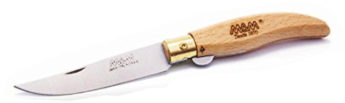 Mam MAM2010B Cuchillo a Lama Fissa,Unisex - Adulto, Marrón, un tamaño
