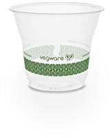 Vegware R150Y-VW slim PLA cold cup, 5 oz. (Pack of 2000)