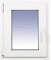 Fenêtre PVC Refermable Oscillo-battante Gauche 500 x 600 1 ventail Avec verre Carglass