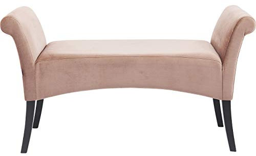 Kare Design Panca Motley, Rosa, 61X40X108Cm, Velluto, Casa In Campagna, Vintage