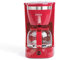 DOD163R - Cafetera de filtro (12 tazas, 800 W), color rojo