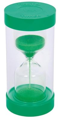 TickiT 92111 ColourBright Sand Timer - 1 Minute in Green