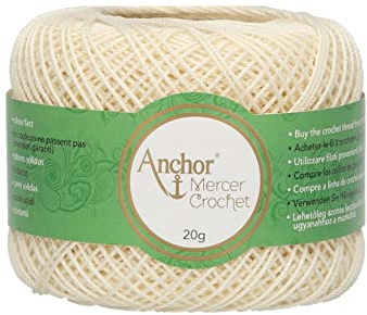 Anchor Artiste Mercer Crochet 80, 4764080-00926, Farbe:926, Häkelgarne
