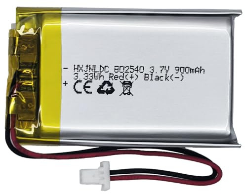 802540 3,7 V 900 mAh Lithiumbatterie für Sena 10S Serie Sena 10S-01 und Sena 20s Serie Sena 20s-01 Sena 20s Evo Sena 30K Sena 30K-01D Motorräder Bluetooth Headset Batterie Ersatz Gegensprechanlage