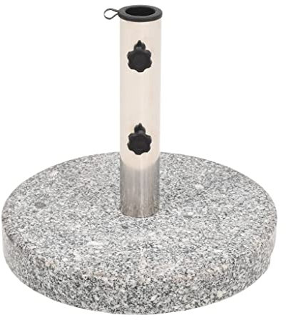Canditree Round Granite Parasol Base, 20 Kg, 38 mm/48 mm Pole Adapters