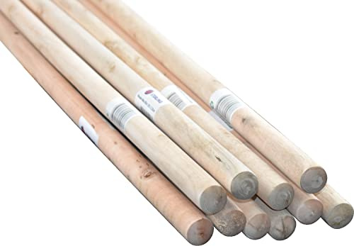 Replacement Wooden Handle for Brooms & Mops Multi-Pack (10)