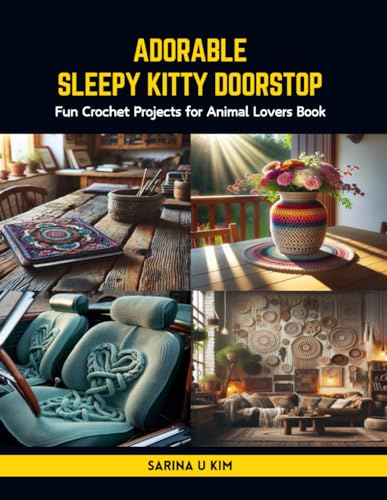 Adorable Sleepy Kitty Doorstop: Fun Crochet Projects for Animal Lovers Book