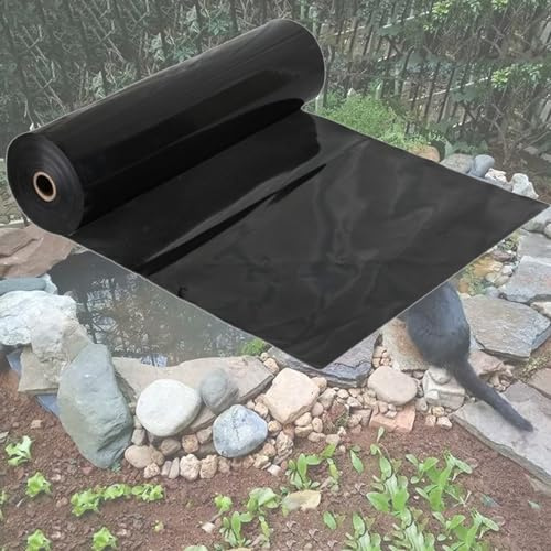 Generic Prefabricated Pond Liner,Pond Liner,Pond Lining for Fish Ponds, Stream Fountains and Water Gardens(Size:5x5meter), IBLBKNKKY-5X5METER