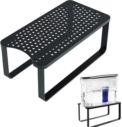 Drink Stand - Beverage Dispenser Rack, Water Filter Stand | Black Metal Heavy-Duty Water Filter Holder, Space-Efficient Easy Assembly Water Dispenser Bracket for Drink Containers Beverage Jugs