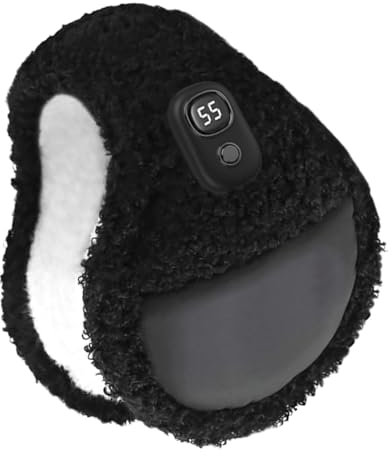 Scaldaorecchie riscaldate – paraorecchie riscaldate ricaricabili, scaldaorecchie invernali per uomini e donne, fascia termica con vestibilità regolabile, comodi paraorecchie in pile per attività