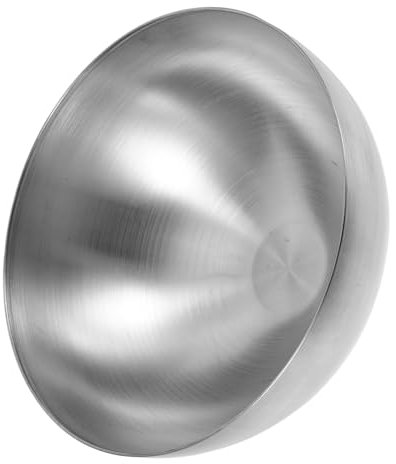 JECOMPRIS Tazón De Acero Inoxidable para Ramen y Ensaladas Bol Multifuncional Ligero y Resistente para Servir Sopas y Platos Fríos para Cocina y Picnics
