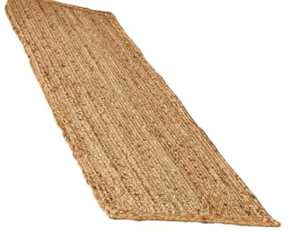 INDACORIFY Tappeto in juta naturale Tappeto classico tessuto a mano Tappeti da cucina per soggiorno e camera da letto Tappeto rettangolare tessuto a mano (61 x 244 cm)