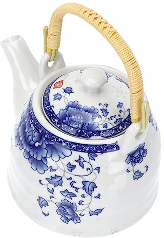 ABOOFAN Tetera de Cerámica Elegante Y de Porcelana con Asa en Forma de S para La Casa de Té