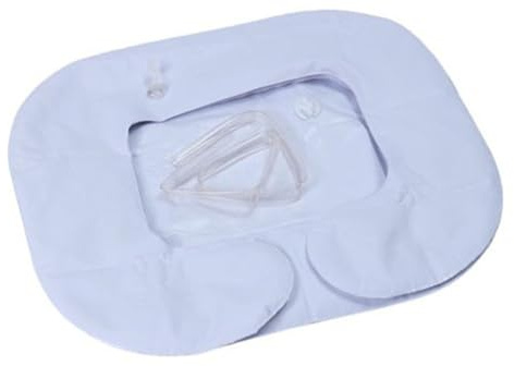 per il lavaggio dei capelli, per shampoo da 50 cm, bacino gonfiabile da viaggio, supporto morbido per cuscino, comodo strumento di pulizia portatile per anziani disabili, incinte