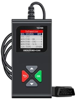 YA100 OBD2 Scanner Strumento di diagnosi for auto multilingue Controllo codice motore Lettore
