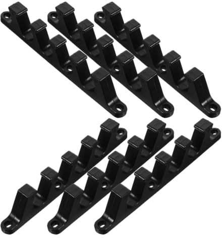 FRCOLOR 6pcs Plastic 5-gear Adjustment Bracket for Lounger and Garden Chairs, Portable Recline Transition Furniture Support Adjuster Suitable for Camping and Garden Use