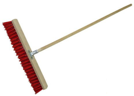 Straßenbesen 60cm breit Besen Kehrbesen mit Metallstielhalter PVC mit Stiel