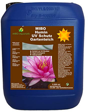 MIBO Humin UV Schutz Gartenteich 5000ml ausreichend für 125.000 Liter