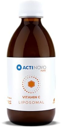 Liposomales Vitamin C 1000 mg | Flüssig & liposomal hochverfügbar | Vegan, zuckerfrei, laborgeprüft | 25 Tagesdosen (250 ml) | Made in Germany – Immun- & Energiestoffwechsel | ActiNovo Qualität