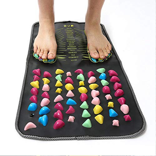 Tappetino per il massaggio dei piedi, per la rigenerazione dei piedi, con ciottoli, per i piedi, per i problemi di pressione dei piedi