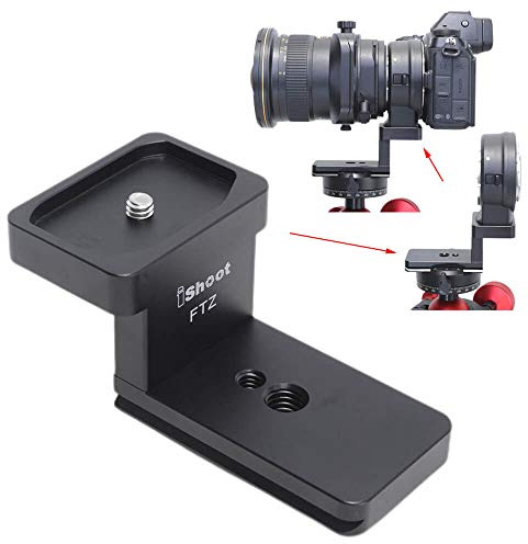 duomianshou Metall Objektivkragen Ersatzfuß Stativhalterung Ring Basis kompatibel mit Nikon FTZ Mount Konverter Objektivadapter Ring, Objektivstütze Halter mit Arca Fit Schwalbenschwanz