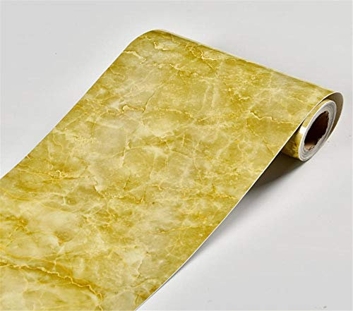 Tapetenbordüre selbstklebend zum Aufkleben für Wohnzimmer Küche Badezimmer Abnehmbare Wasserdicht Bodenleiste PVC Dekorative Bordüre Kaiser Gold 10cm X 1000cm