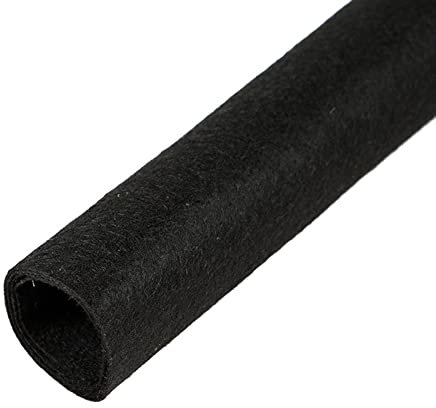 HARICSET 85cm Breit Filzstoff Bastelfilz Filz Stoff Filzplatten für Handwerk,Nähen,Patchwork,Stickereien Handwerks Projekt DIY Weihnachtsdekorationen(Size:0.85 * 1m,Color:Schwarz)