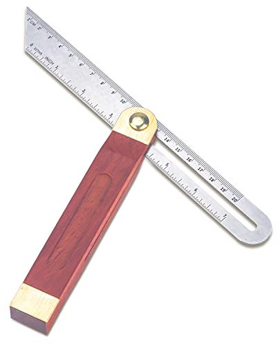 NTGRTY Multi Winkelschmiege Verstellbarer T-Schmiege Multifunktionswinkel Multiwinkel Präzisionswinkel Edelstahl Winkelschmiege mit Feststellfunktion Gehrmaß Winkel