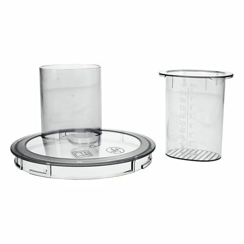 LUTH Premium Profi Parts Kompatibel mit Bosch Deckel mit Einfüllstößel für Durchlaufschnitzler 12018135 an Küchenmaschine