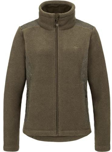 Blaser Damen Fleecejacke Josefa Braun - Jagdjacke Fleece für Frauen - Leise Damenjacke Jagd, Größe:34