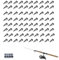 80 Stück Angelrute Reparatur Spitzenring, 1,8-2,6 mm Ersatz Rutenspitzen Reparatur Kit, Edelstahl Keramik Spitzenring Rutenring, Spinnruten Angelzubehör für Salzwasser See Wasser Fischen (8 Größen)