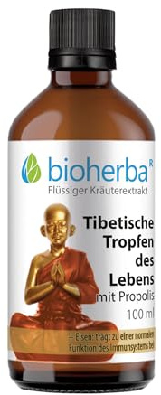 Propolis Tinktur 100 ml Tropfen– Mit Vitamin B6 sowie ausgewählten Pflanzenextrakten aus Knoblauch, Kamille & Johanniskraut von BIOHERBA PZN 17186931