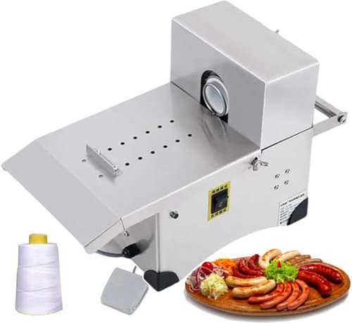 forplubossmmp Legatrice per Salsicce Commerciale/Legatrice Automatica per Salsicce/Stringa per Annodatrice per Salsicce/Tritacarne Insaccatrici/con Pedale E Spago/per Salsicce di Prosciutto