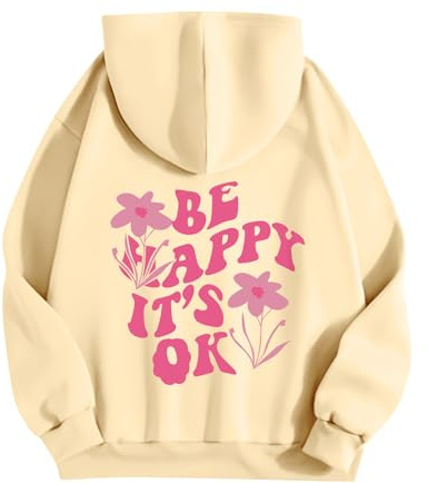 Pink Palm Puff Hoodies for Women Uk Backprint Hooded Sweatshirt Loose Fit Outdoor Hoodie Baggy Hip Hop Hoodie Basic Hoodie Streetwear Teenage Girls Hoodie Oversized Hoodie Cute Hoodies Sweet Hoodies