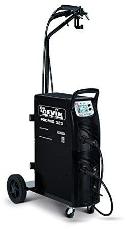CEVIK PRO CE-PROMIG343WAV – Saldatrice Inverter MIG/TIG/MMA – 220A 20% 230V – Filo 1mm – Elettrodi 4mm – Schermo colore – Torce MIG MT15 (x2), MT25 e pinza massa incluse