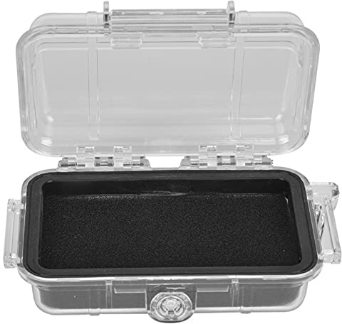 Sorandy Caja Sellada Al Aire, Recipiente Transparente Sellado Plástico Plástico Contenedor de Almacenamiento a Prueba de Amortiguadores con Contenedor de Caja de (Transparente,