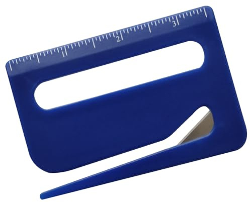 Brieföffner-Werkzeug, Brieföffner-Umschlagschneider, Geschenkpapier-Schneidewerkzeug, Brieföffnungswerkzeug, Briefschneider Für Tierhaarknoten Mit Spitzem Ende, Lupe, Lineal
