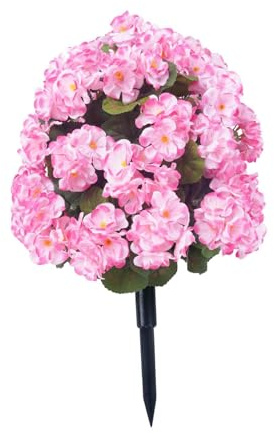 LOVIVER Ramo de Flores, Flor de Begonia de Tacto Real, Regalo de Valentín, arreglos Florales para, Begonia Artificial para Fiesta en casa, Rosa