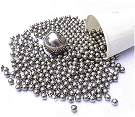 FBANULPEX Bolas de rodamiento de Acero Inoxidable, Bolas de Acero, Bolas de rodamiento, Bolas de Acero Inoxidable sólido de precisión, Bolas(4.5mm)