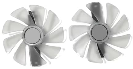 Uxsjakjsd Ventilador CF1015H12D para Tarjeta Gráfica Sapphire RX470, RX590, RX580, RX480 y RX570 Nitro Edición Especial.