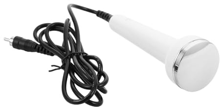 TOPPERFUN Dispositivo Ultrasónico Facial Sonda Calentada 1 Unidad Tamaño Compacto para Cuidado de Piel Sensible en Ojos Uso Doméstico Viaje Accesorio Térmico para Limpieza Profunda