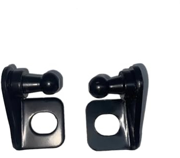 Molla Gas Strut Per Ammortizzatori A Gas Supporto Sollevamento Ammortizzatore Universale 10 Mm Staffe Montaggio Perni Sferici Auto Connettore 2X Molla A Gas Posteriore(A)