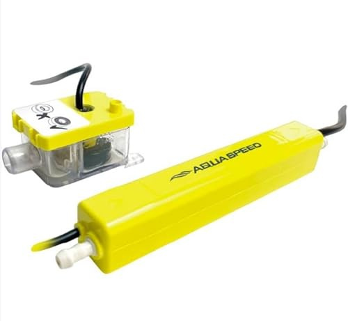 AquaSpeed Silence+ Mini Pompe à Condensat Ultra Silencieuse 19 dB pour Climatisation, Mini-Split et Chaudière – Débit Haute Performance, Installation Plug & Play Compacte et Flotteur Intégré